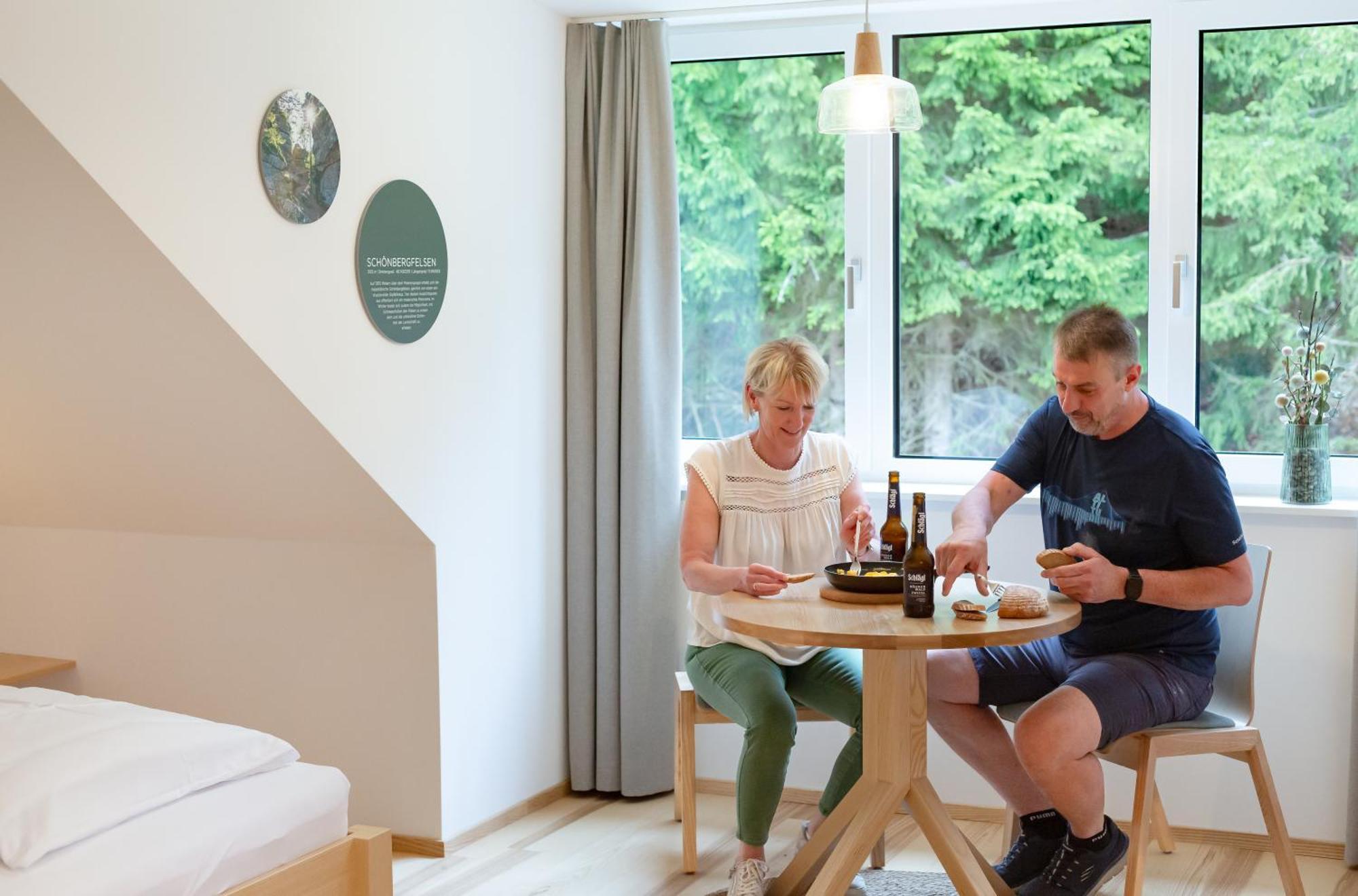 Forsthaus Apartment Holzschlag エクステリア 写真